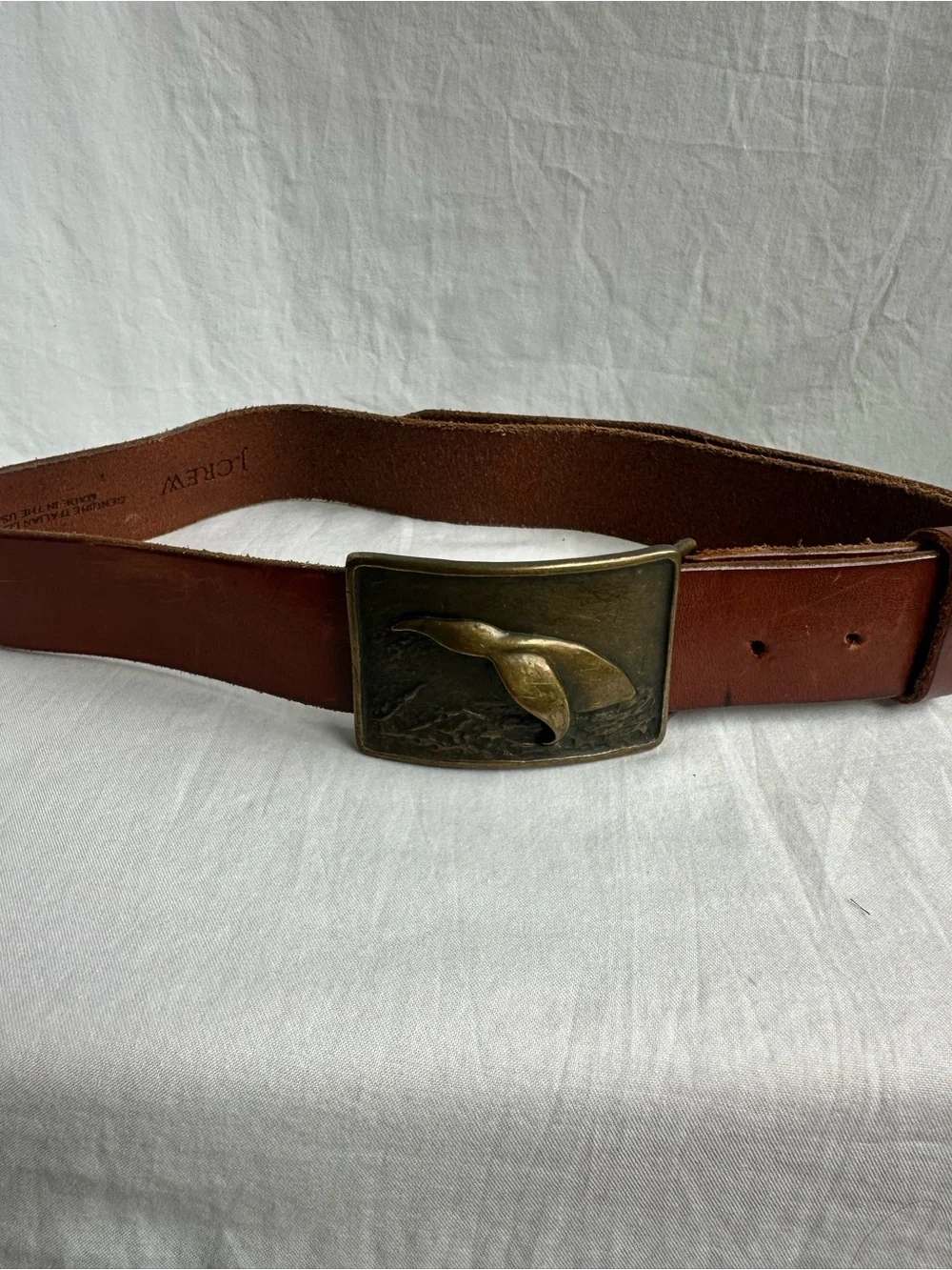J.Crew x Mister Freedom 2010 Collab | Whale Tail Buckle Leather Belt